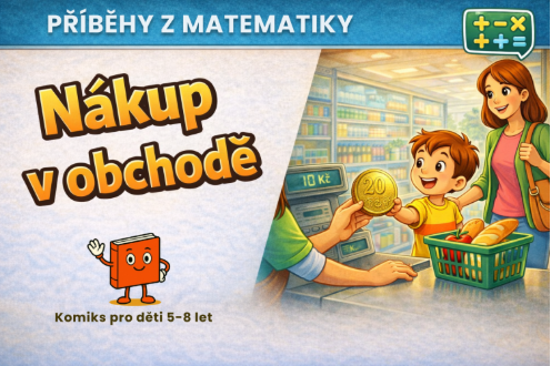 Obálka: Nákup v obchodě